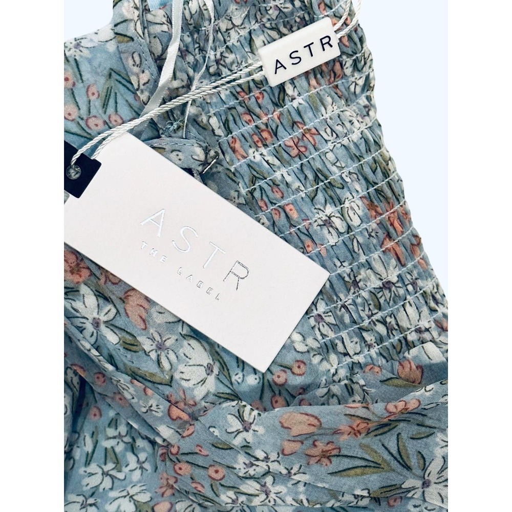 Astr Blue Floral Maxi Dress - Picture 7 of 7